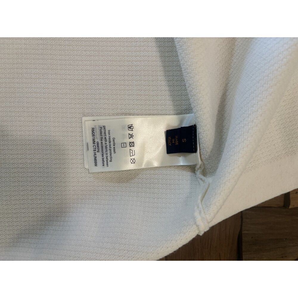 Louis Vuitton White and Blue Waffle Shirt - Picture 6 of 7